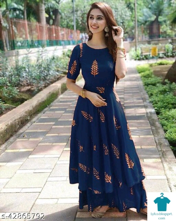 Product Name: *Abhisarika Graceful Women Kurta Sets*Kurta Fabric: RayonBottomwear Fabric: RayonFabric: RayonSet Type: Kurta With BottomwearBottom Type: Palazzos - size- XXL