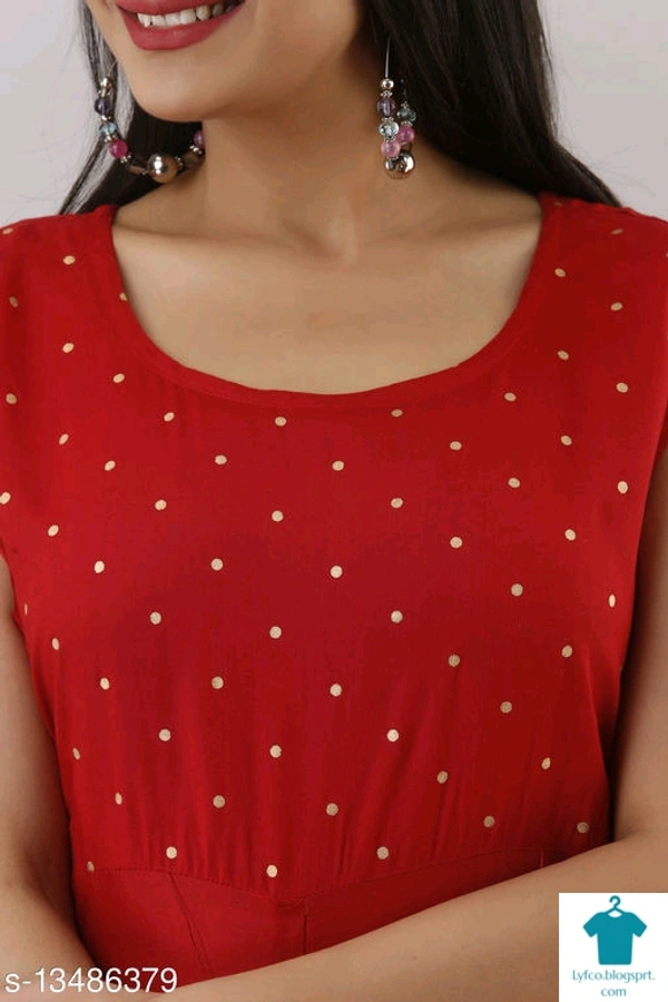 Product Name: *Front Slit Long Kurti with Palazzo*Kurta Fabric: RayonBottomwear Fabric: RayonFabric: RayonSet Type: Kurta With BottomwearBottom Type: PalazzosPattern: PrintedMultipack: Single - size- L
