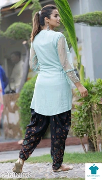 Product Name: *Rayon kurti with moti sequence and printed rayon black colour dhoti*Kurta Fabric: RayonBottomwear Fabric: RayonFabric: RayonSet Type: Kurta With BottomwearBottom Type: Dhoti PantsMultipack: Single - size- s