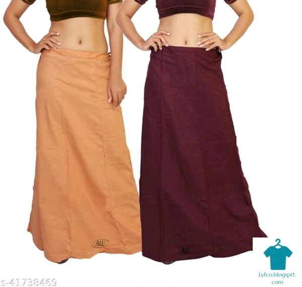 Product Name: *Petticoat*Fabric: CottonPattern: SolidMultipack: 2 - size- 36