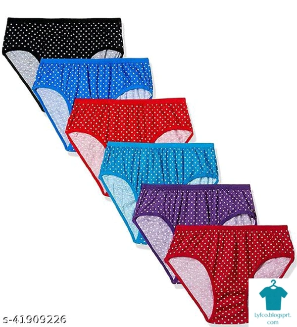 Product Name: *Stylish Women Briefs*Fabric: Cotton BlendPattern: Self-Design - size- S