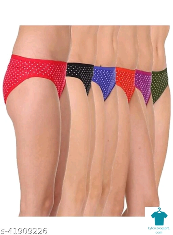 Product Name: *Stylish Women Briefs*Fabric: Cotton BlendPattern: Self-Design - size- S