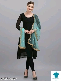 Checkout this latest DupattasProduct Name: *Ravishing Attractive Women Dupattas*Fabric: Super NetPattern: EmbellishedMultipack: 1Sizes:Free Size (Length Size: 2.35 m) Country of Origin: India - Free size