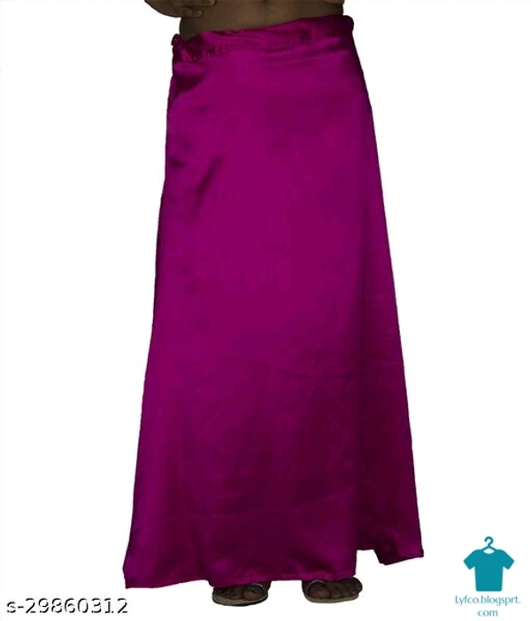 Checkout this latest PetticoatsProduct Name: *Stylish Women Petticoats*Fabric: SatinMultipack: 1Sizes: 40 (Waist Size: 40 in, Length Size: 39 in) 46 (Waist Size: 46 in, Length Size: 39 in) Country of Origin: India - size 32