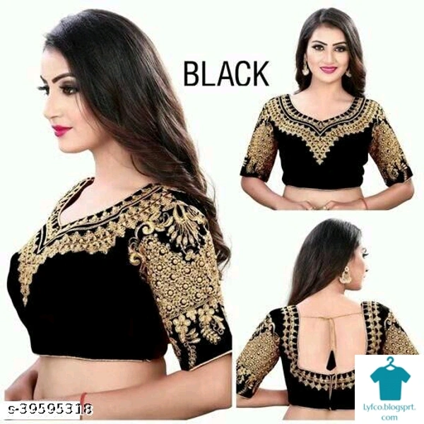 Product Name: *HEAVY EMBRODERY DESIGNED BLOUSE BY  R VARIETY*Fabric: SilkFabric: SilkSleeve Length: Long SleevesPattern: Embroidered - size- 28