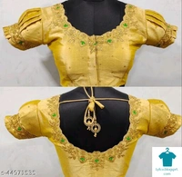 Product Name: *Hot & Fancy Heavy Work Bollywood Ethinic Blouse By Zoya*Fabric: PhantomFabric: PhantomSleeve Length: Short SleevesPattern: Embroidered - colour- Brown, size- 38