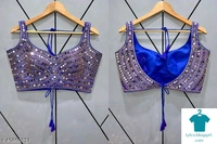 Product Name: *New Women Blouses*Fabric: Art SilkFabric: Art SilkSleeve Length: Short SleevesPattern: Embellished - size- 38, colour- Blue