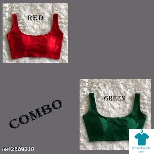 Product Name: *SADABAHR READYMADE SANDO BLOUSE COMBO WITH SANDO*Fabric: PhantomFabric: PhantomSleeve Length: Sleeveless - size- 36