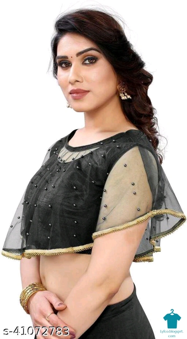 Product Name: *New Women Blouses*Fabric: NetFabric: NetSleeve Length: Sleeveless - colour- black, size- 38