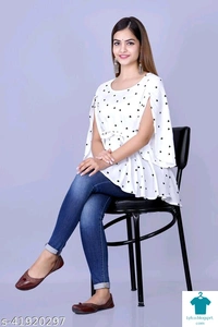 Product Name: *womens Rayon Printed top*Fabric: RayonSleeve Length: Three-Quarter SleevesPattern: PrintedMultipack: 1 - size- XL