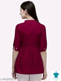 Product Name: *Pretty Fabulous Women Tops & Tunics*Fabric: RayonSleeve Length: Three-Quarter SleevesPattern: EmbroideredMultipack: 1 - size- M