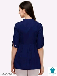 Product Name: *Pretty Fabulous Women Tops & Tunics*Fabric: RayonSleeve Length: Three-Quarter SleevesPattern: EmbroideredMultipack: 1 - size- XL