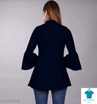 Product Name: *Pretty Elegant Women Tops & Tunics*Fabric: RayonSleeve Length: Three-Quarter SleevesPattern: EmbroideredMultipack: 1 - size- S