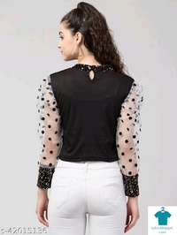 Product Name: *Comfy Sensational Women Tops & Tunics*Fabric: Cotton BlendSleeve Length: Long SleevesPattern: EmbellishedMultipack: 1 - size- XL