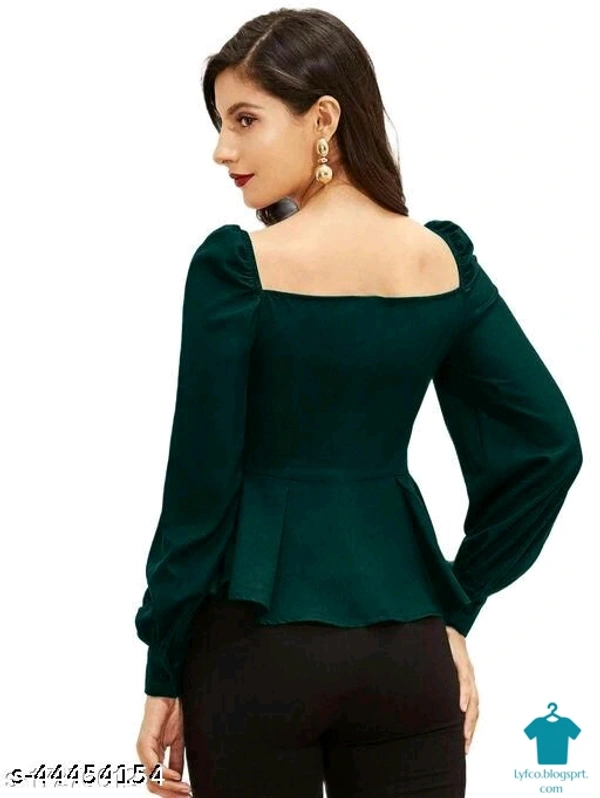 Product Name: *Classic Retro Women Tops & Tunics*Fabric: Lycra - size- S