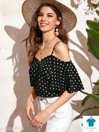 Product Name: *Istyle Can Women's Butterfly Sleeve Top*Fabric: CrepeMultipack: 1 - size- M