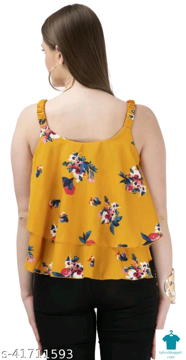 Product Name: *Aagam Superior  Tops & Tunics*Fabric: CrepeSleeve Length: SleevelessPattern: SolidMultipack: 1 - size- L