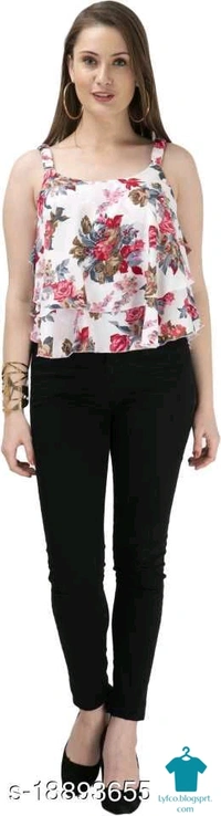 Product Name: *AVMP Women Printed Strip Top*Fabric: CrepeSleeve Length: SleevelessPattern: PrintedMultipack: 1 - size- XS