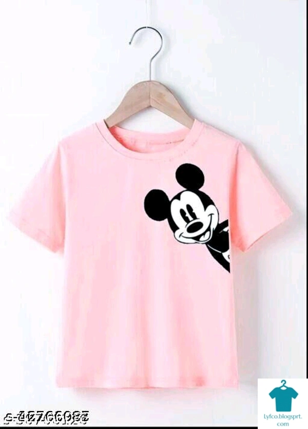 Product Name: *Trendy Elegant Women Tshirts *Fabric: CottonSleeve Length: Short SleevesPattern: PrintedMultipack: 1 - size- S