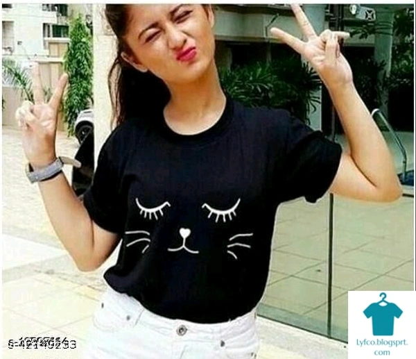 Checkout this latest TshirtsProduct Name: *100% cotton fibre, Half sleeves T-shirts, Printed T-shirt*Fabric: CottonSleeve Length: Short SleevesPattern: PrintedMultipack: 1 - size- S