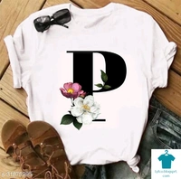 Product Name: *new design printed t shirt for woman *Fabric: CrepeSleeve Length: Short SleevesPattern: PrintedMultipack: 1 - colour- O