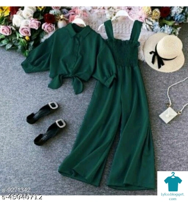 Product Name: *Fancy Retro Women Jumpsuits*Fabric: CrepeMultipack: 1 - size- S