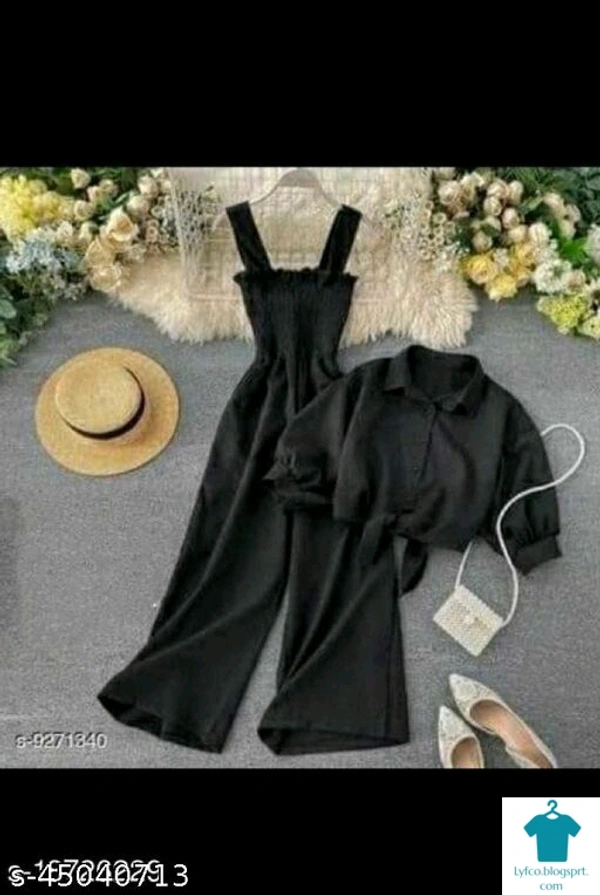 Product Name: *Fancy Retro Women Jumpsuits*Fabric: CrepeMultipack: 1 - size- L