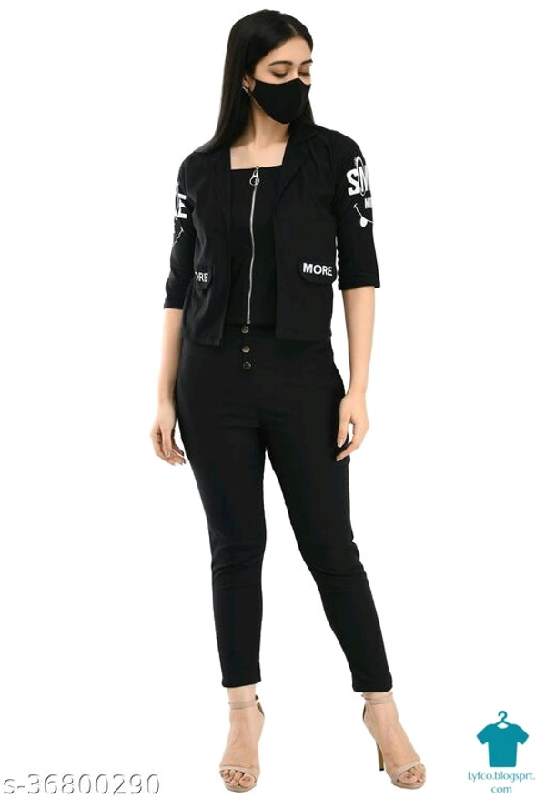 Checkout this latest Top & Bottom SetsProduct Name: *Classic Elegant Women Dresses*Sleeve Length: Three-Quarter SleevesMultipack: 1Add on: Jacket - size- XS