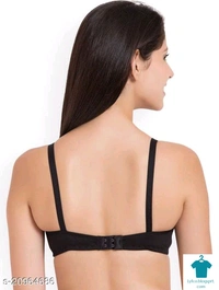 Product Name: *Women Non Padded Everyday Bra*Fabric: Cotton BlendPrint or Pattern Type: SolidPadding: Non PaddedType: Everyday BraSeam Style: SeamedMultipack: 6Add On: Hooks - 38A