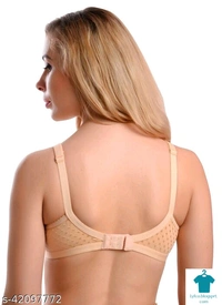 Product Name: *Fancy Women Bra*Fabric: LycraPrint or Pattern Type: PaisleyPadding: Non PaddedType: Everyday BraWiring: Non WiredSeam Style: SeamedMultipack: 1 - 40B