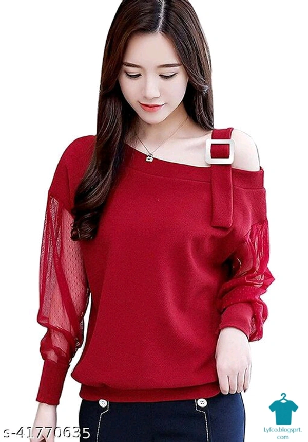 Product Name: *Stylish Modern Women Tops & Tunics*Fabric: PolycottonSleeve Length: Long SleevesPattern: SolidMultipack: 1 - size- XS