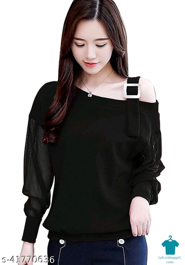 Product Name: *Classic Fashionista Women Tops & Tunics*Fabric: PolycottonSleeve Length: Long SleevesPattern: SolidMultipack: 1 - size- M