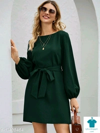 Product Name: *Istyle Can Women's Dress*Fabric: Poly CrepeMultipack: 1 - size- M