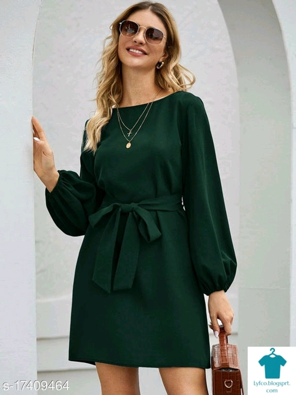 Product Name: *Istyle Can Women's Dress*Fabric: Poly CrepeMultipack: 1 - size- XL