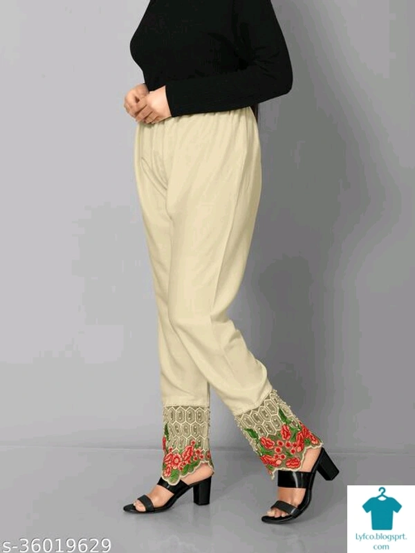 Product Name: *Gorgeous Unique Women Palazzos*Fabric: RayonPattern: SolidMultipack: 1 - size- 38