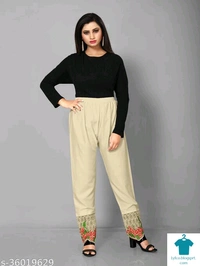 Product Name: *Gorgeous Unique Women Palazzos*Fabric: RayonPattern: SolidMultipack: 1 - size- 40