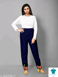 Product Name: *Elegant Fabulous Women Palazzos*Fabric: RayonPattern: SolidMultipack: 1 - size- 38