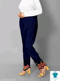 Product Name: *Elegant Fabulous Women Palazzos*Fabric: RayonPattern: SolidMultipack: 1 - size- 38