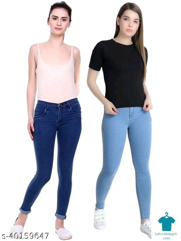 Product Name: *Pretty Latest Women Jeans*Fabric: DenimMultipack: 2 - size- 28