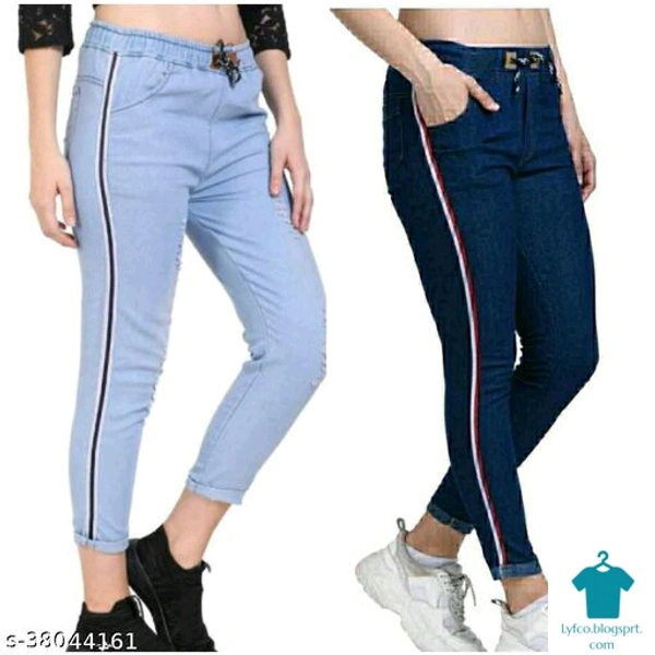 Product Name: *Trendy Elegant Women Jeans*Fabric: DenimMultipack: 2 - size- 28