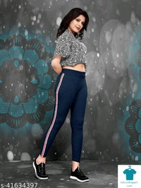 Product Name: *Fashionable Fashionista Women Jeggings*Fabric: Cotton BlendPattern: SolidMultipack: 1 - colour- Dark blue, size- 26