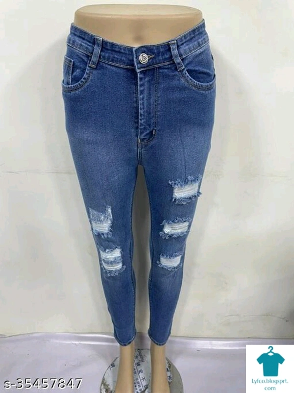 Product Name: *Pretty Fashionable Women Jeans*Fabric: DenimMultipack: 1 - size- 28