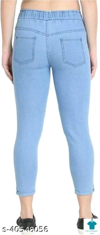 Product Name: *Fancy Latest Women Jeans*Fabric: DenimSurface Styling: Tie-UpsMultipack: 1 - size- 26