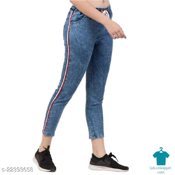 Product Name: *Fancy Graceful Women Jeans*Fabric: DenimSurface Styling: StuddedMultipack: 1 - size- 30