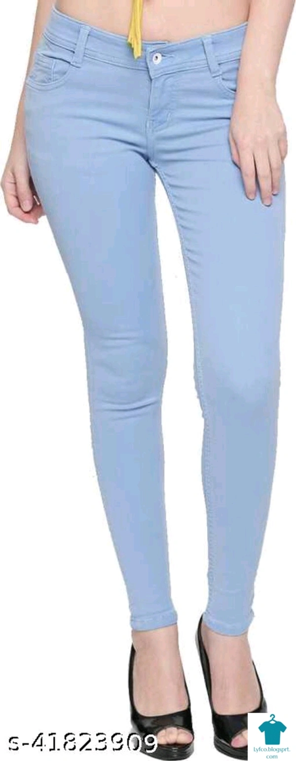 Product Name: *Trendy Ravishing Women Jeans*Fabric: DenimMultipack: 1 - size- 38