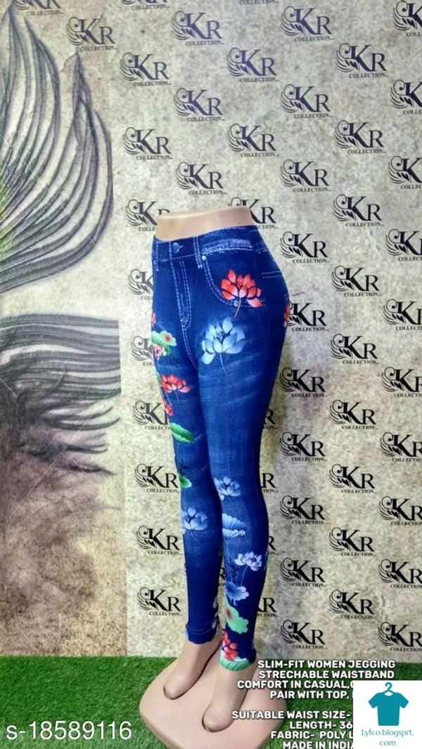 Product Name: *Gorgeous Fashionista Women Jeggings*Fabric: LycraMultipack: 1 - size- 36