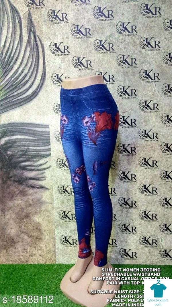 Product Name: *Fashionable Fashionista Women Jeggings*Fabric: LycraMultipack: 1 - size- 32
