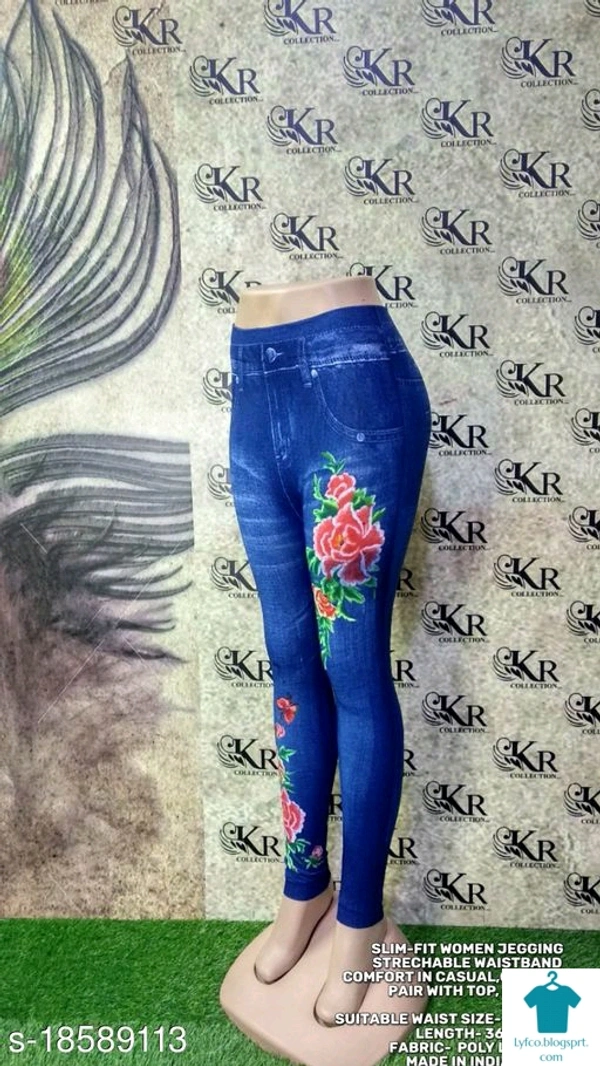 Product Name: *Fashionable Fashionista Women Jeggings*Fabric: LycraMultipack: 1 - size- 32