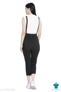 Catching Dungaree Crafted From Best Quality Stretchable Fabric For a Comfortable Wear*Fabric: Cotton BlendSurface Styling: Tie-UpsMultipack: 1 - size- 26