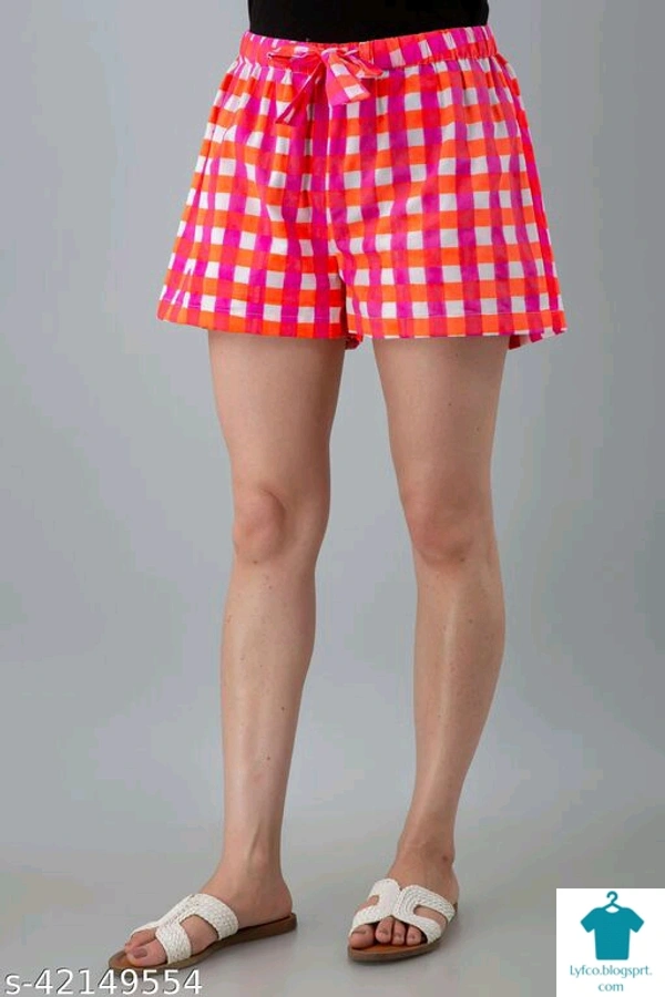 Product Name: *SAUBHAGYA WOMEN REGULAR SHORTS*Fabric: CottonPattern: PrintedMultipack: 1 - size-32